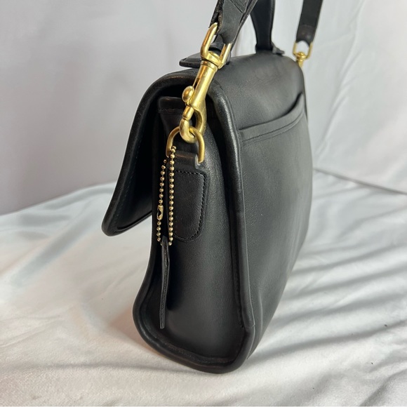 Coach Black Leather Crossbody Bag - Picture 4 of 11